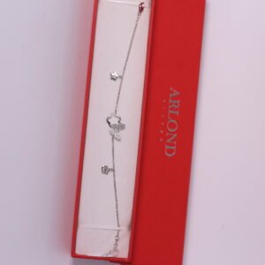 أسورة فراشة ووردة